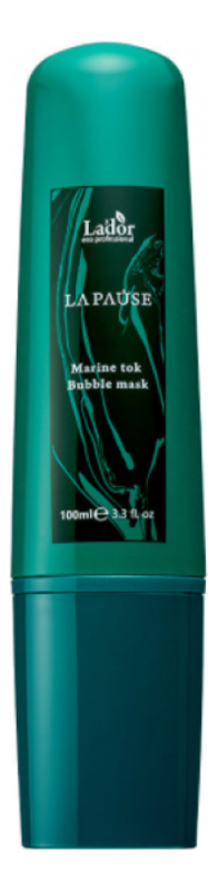 Пузырьковая маска с экстрактом морских водорослей La Pause Marine Tok Bubble Mask 100мл, La`dor  - Купить