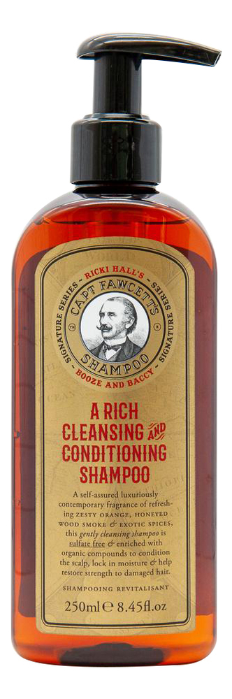 Шампунь для волос Ricki Hall Booze & Baccy Conditioning Shampoo 250мл масло для бороды ricki hall s booze