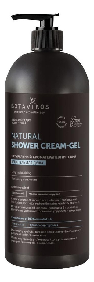 

Натуральный крем-гель для душа Aromatherapy Body Hydra: Крем-гель 1000мл, Натуральный крем-гель для душа Aromatherapy Body Hydra