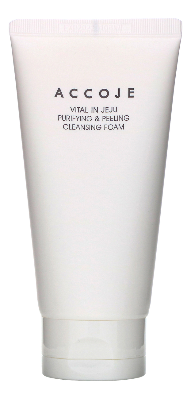 Очищающая и отшелушивающая пенка для лица Vital In Jeju Purifying Peeling Cleansing Foam 150мл очищающая и отшелушивающая пенка для лица vital in jeju purifying peeling cleansing foam 150мл