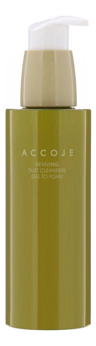 восстанавливающая гель пенка для умывания accoje reviving dust cleansing gel to foam 180 мл Восстанавливающая гель-пенка для умывания Reviving Dust Cleansing Gel To Foam 180мл