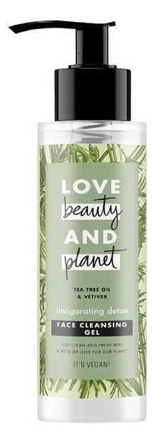 

Гель для умывания c маслом чайного дерева и ветивера Invigorating Detox Face Cleansing Gel 115мл