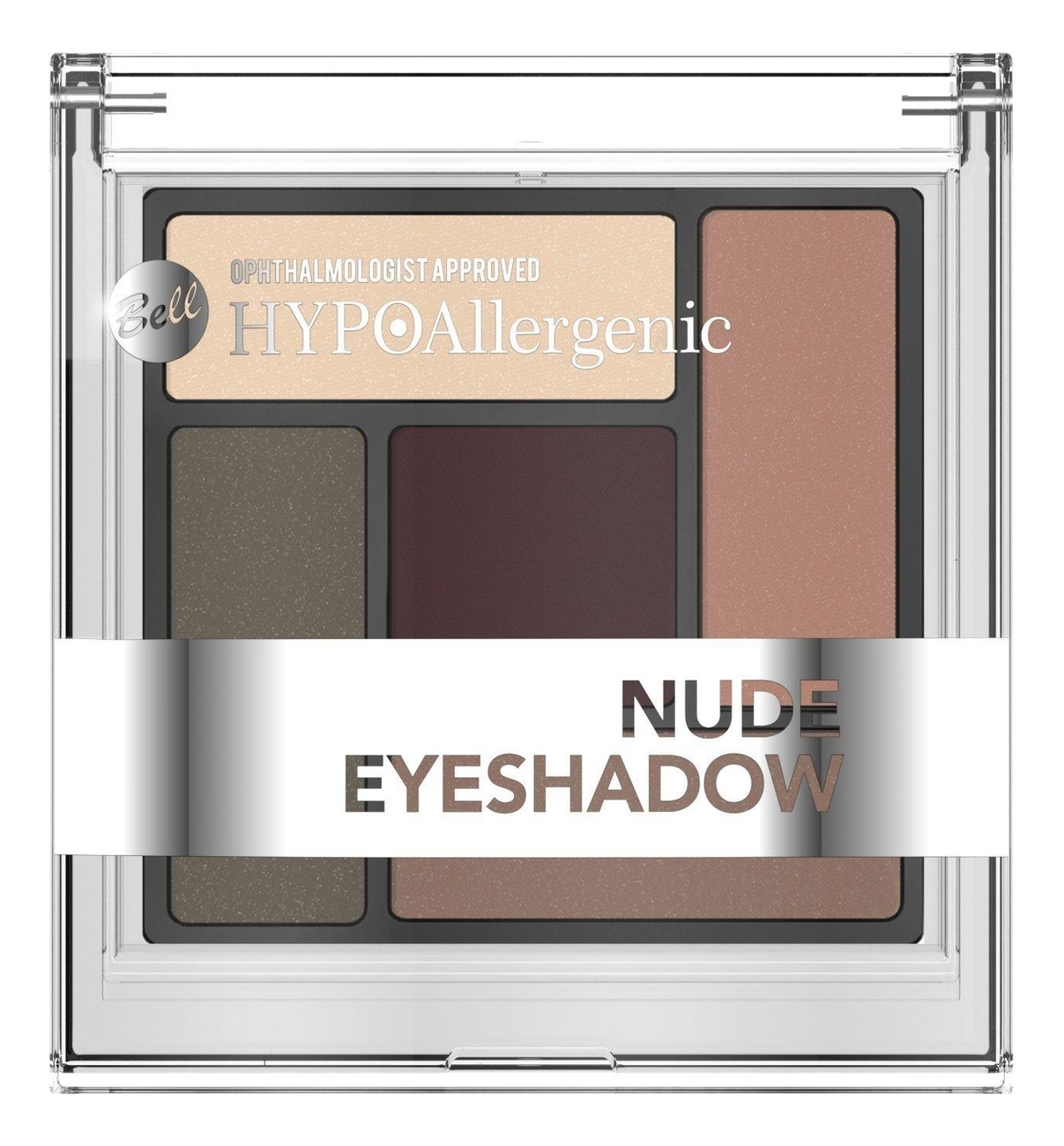 

Тени для век сатиново-кремовые Hypoallergenic Nude Eyeshadow 5г: No 1, Тени для век сатиново-кремовые Hypoallergenic Nude Eyeshadow 5г