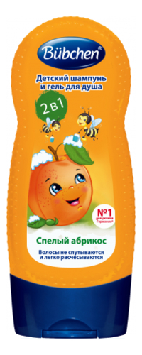 

Детский шампунь-гель для волос и тела Спелый абрикос Shampoo & Shower 230мл