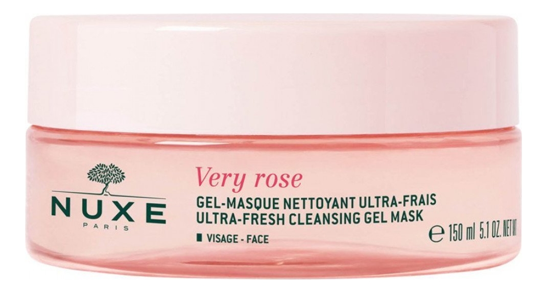 Освежающая очищающая гель-маска для лица Very Rose Gel-Masque Nettoyant Ultra-Frais 150мл