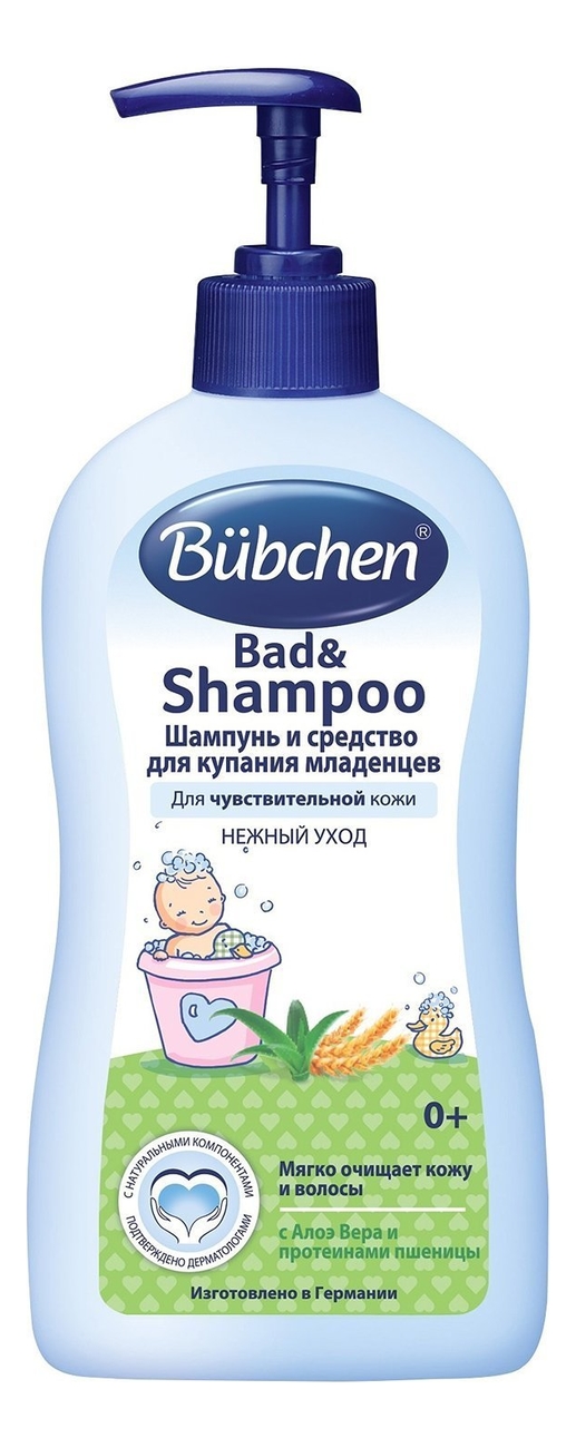 Шампунь и средство для купания младенцев Нежный уход Bad &amp; Shampoo: Шампунь 400мл от Randewoo