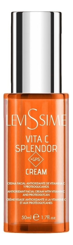 Купить Интеллектуальный крем с витамином С и протеогликанами Vita C Splendor + GPS Cream: Крем 50мл, Levissime