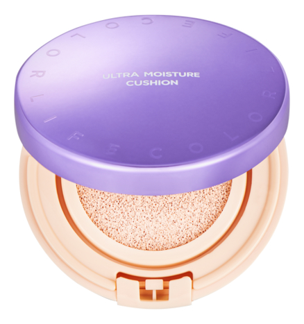 Ультраувлажняющий кушон для лица Life Color Ultra Moisture Cushion SPF24 PA++ 12г: 1 Vanilla