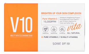 Очищающее мыло для лица с витаминным комплексом V10 Multi Vita Cleansing Bar 106г