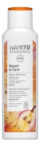 Купить Шампунь для волос Восстановление и уход Repair & Care Shampoo 250мл, Шампунь для волос Восстановление и уход Repair & Care Shampoo 250мл, Lavera
