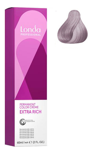 

Стойкая крем-краска для волос Permanent Color Creme Extra Rich 60мл: 9/60 Очень светлый блонд фиолетово-натуральный, Стойкая крем-краска для волос Permanent Color Creme Extra Rich 60мл