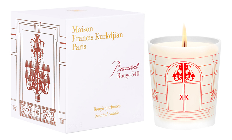 Francis Kurkdjian Baccarat Rouge 540: свеча 30г свеча maison francis kurkdjian baccarat rouge 540 scented candle 280 гр