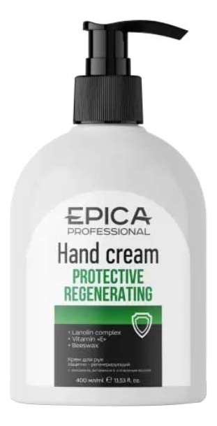 

Крем для рук защитно-регенерирующий Protective Regenerating Hand Cream: Крем 400мл, Крем для рук защитно-регенерирующий Protective Regenerating Hand Cream