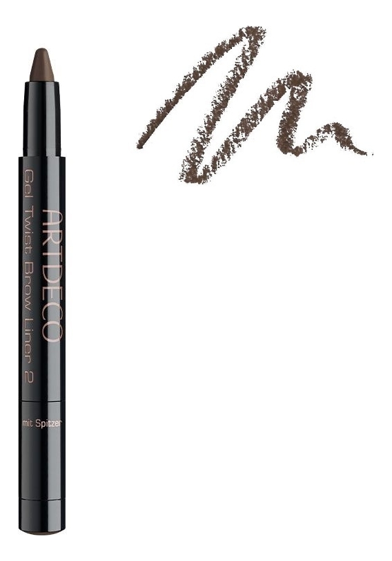 

Автоматический карандаш для бровей с шелковистой текстурой Gel Twist Brow Liner 0,8г: No2, Автоматический карандаш для бровей с шелковистой текстурой Gel Twist Brow Liner 0,8г