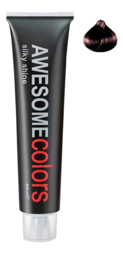 

Краска для волос Awesome Colors Silky Shine 60мл: 33/55-AC Интенсивный темно-коричневый интенсивно-махагоновый, Краска для волос Awesome Colors Silky Shine 60мл
