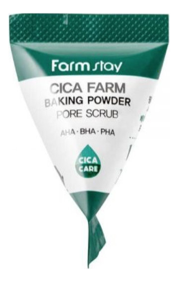 Скраб для лица Cica Farm Baking Powder Pore Scrub: Скраб 25*7г учим английские слова развивающие карточки on the farm на ферме