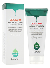 Farm Stay Очищающая пенка для лица Cica Farm Nature Solution Cleansing Foam 180мл