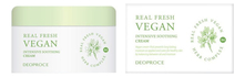 Deoproce Увлажняющий крем-гель для лица Real Fresh Vegan Intensive Soothing Cream 100г