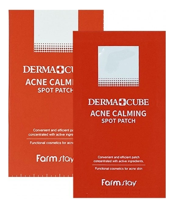 

Успокаивающие патчи для проблемной кожи лица Derma Cube Acne Calming Spot Patch: Патчи 10*12мл, Успокаивающие патчи для проблемной кожи лица Derma Cube Acne Calming Spot Patch