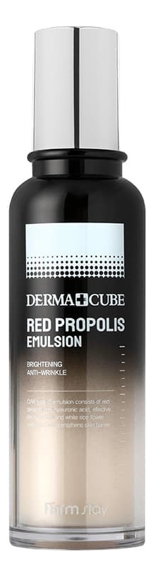 

Питательная эмульсия для лица с прополисом и экстрактом гибискуса Derma Cube Red Propolis Emulsion 140мл