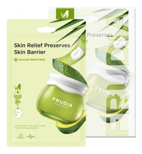 

Восстанавливающая маска для лица с экстрактом авокадо Avocado Relief Mask 20мл: Маска 10шт, Восстанавливающая маска для лица с экстрактом авокадо Avocado Relief Mask 20мл
