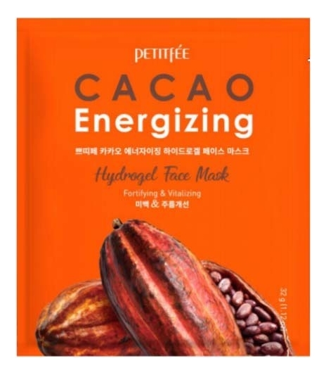 Гидрогелевая маска для лица с экстрактом какао Cacao Energizing Hydrogel Face Mask: Маска 1шт