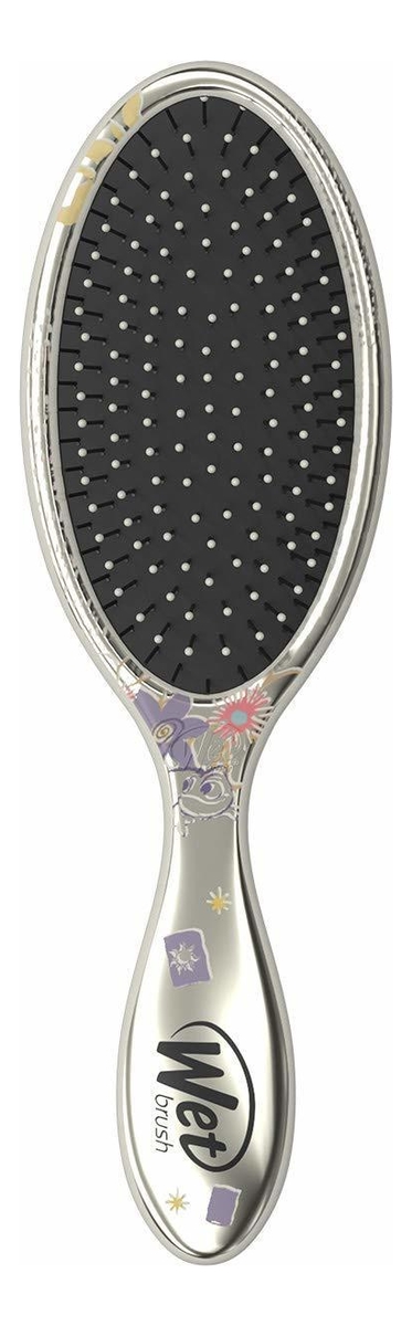 Щетка для спутанных волос Original Detangler Brush Disney Princess Wholehearted Rapunzel Silver щетка для спутанных волос pro detangler disney alice in wonderland chesh