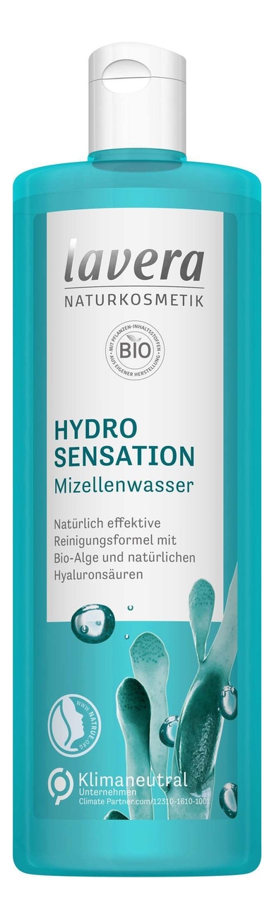 Купить Мицеллярный очищающий тоник Гидро сенсация Hydro Sensation Micellar Water 400мл, Lavera
