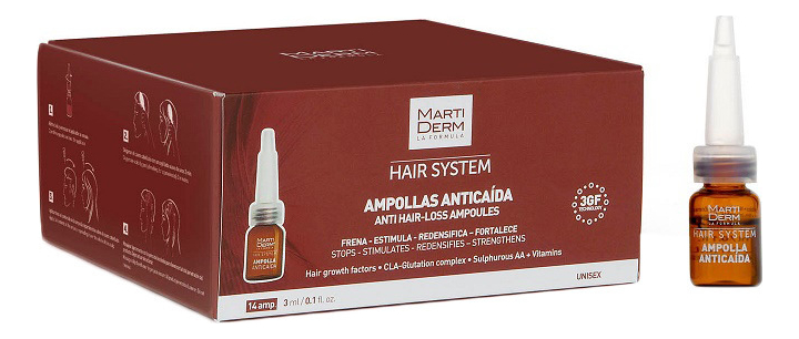 

Эмульсия против выпадения волос Hair System Ampollas Anticaida 3мл: Эмульсия 14шт, Эмульсия против выпадения волос Hair System Ampollas Anticaida 3мл