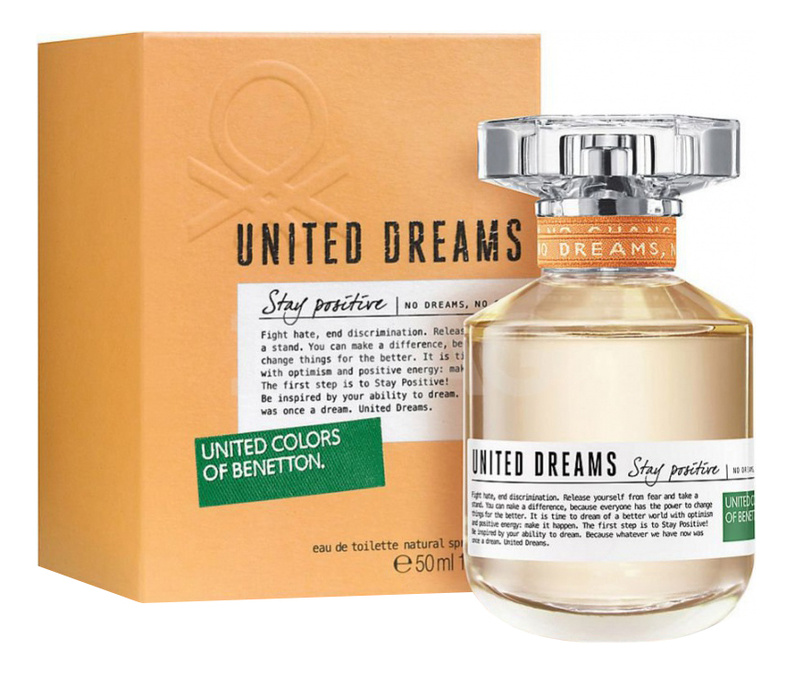 

United Dreams Stay Positive: туалетная вода 50мл, United Dreams Stay Positive