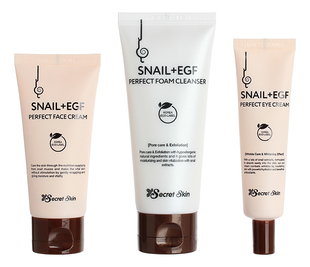 Набор для лица Snail + EGF (пенка для умывания Perfect Foam Cleanser 100мл + крем Perfect Face Cream 50г + крем д/кожи вокруг глаз Perfect Eye Cream 30г)