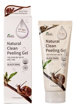 Ekel Пилинг-скатка для лица с муцином черной улитки Black Snail Natural Clean Peeling Gel