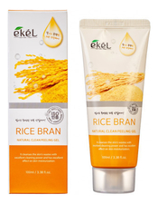 Ekel Пилинг-скатка для лица с экстрактом коричневого риса Rice Bran Natural Clean Peeling Gel