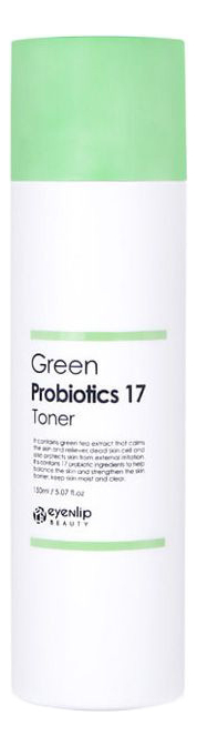 

Тонер для лица с пробиотиками и экстрактом зеленого чая Green Probiotics 17 Toner 150мл