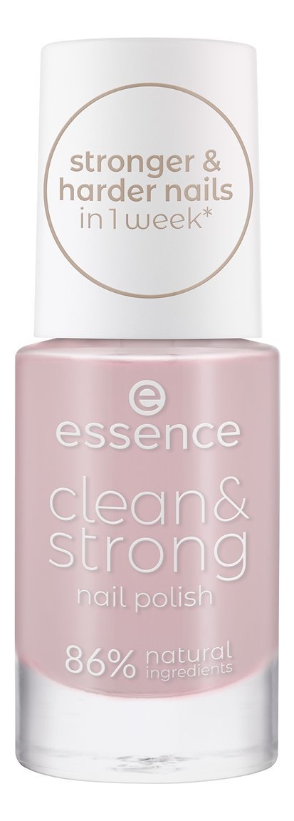 

Лак для ногтей Clean & Strong 8мл: 02 Moony Fog, Лак для ногтей Clean & Strong 8мл