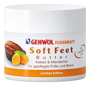 Крем-баттер для ног с экстрактом какао и мандарина Fusskraft Soft Feet Butter 50мл