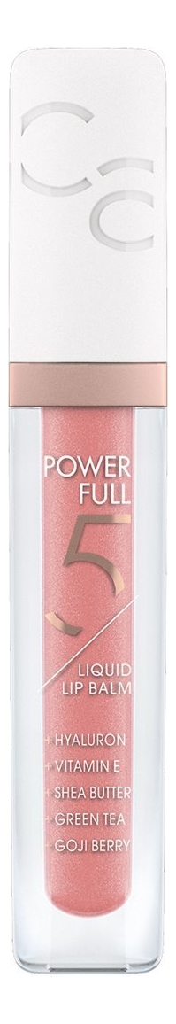 

Бальзам для губ Powerfull 5 Liquid Lip Balm 4,5мл: 030 Lychee Glaze, Бальзам для губ Powerfull 5 Liquid Lip Balm 4,5мл