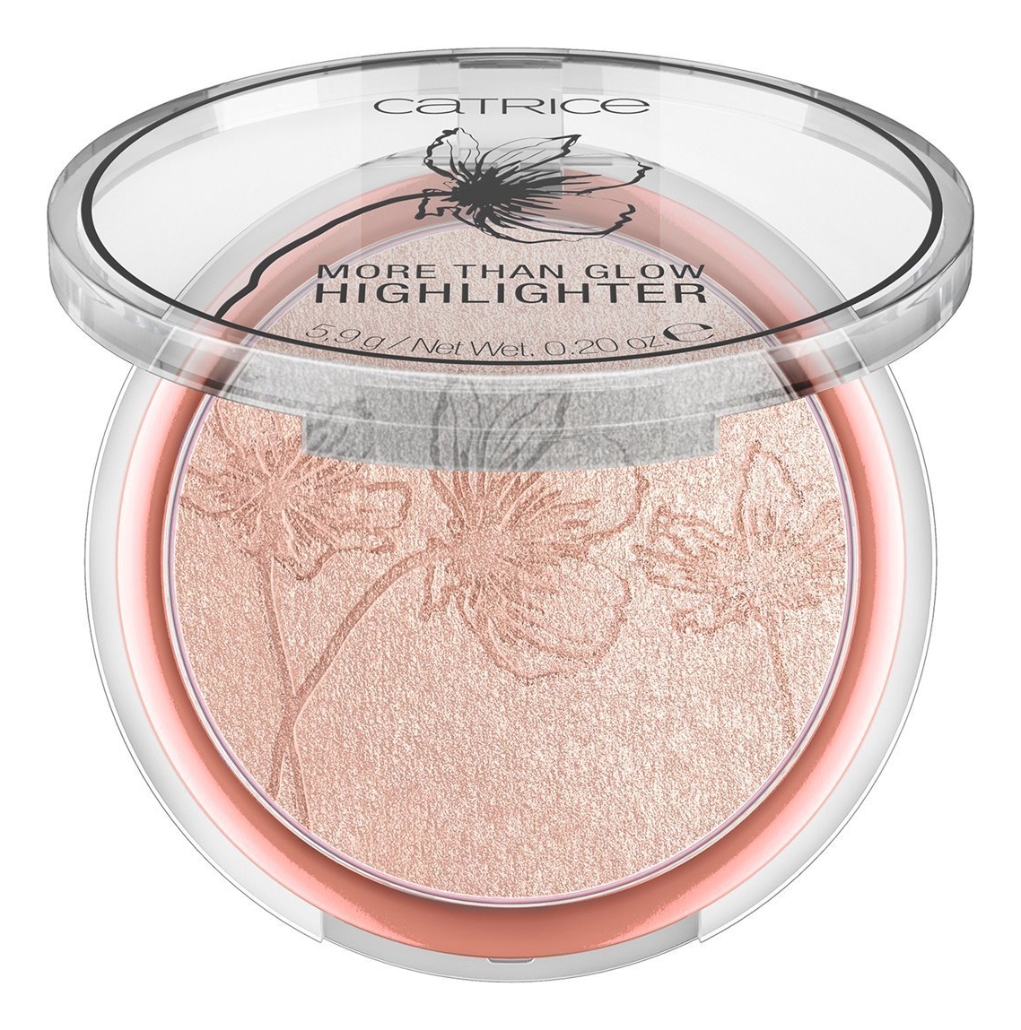 хайлайтер для лица catrice more than glow highlighter тон 020 supreme rose beam Хайлайтер для лица More Than Glow Highlighter 5,9г: 020 Supreme Rose Beam