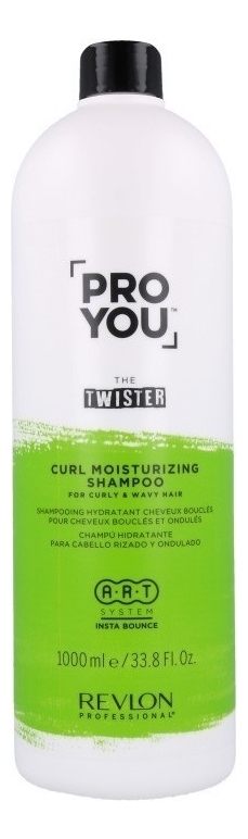 Купить Увлажняющий шампунь для волнистых и кудрявых волос Pro You The Twister Curl Moisturizing Shampoo: Шампунь 1000мл, Revlon Professional