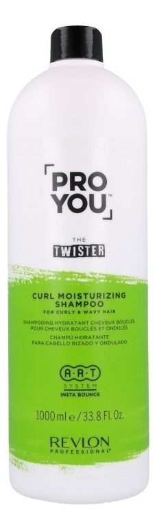 Увлажняющий шампунь для волнистых и кудрявых волос Pro You The Twister Curl Moisturizing Shampoo: Шампунь 1000мл revlon professional pro you twister curl moisturizing shampoo увлажняющий шампунь для волнистых и кудрявых волос 1000 мл