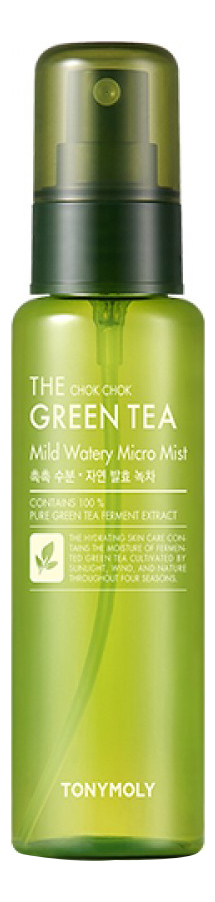 Мист для лица с экстрактом зеленого чая The Chok Chok Green Tea Mild Watery Micro Mist 50мл лосьон для лица с экстрактом зеленого чая the chok chok green tea watery lotion 160мл