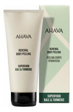 AHAVA Восстанавливающий пилинг для тела Superfood Renewal Body Peeling Kale & Turmeric 200мл