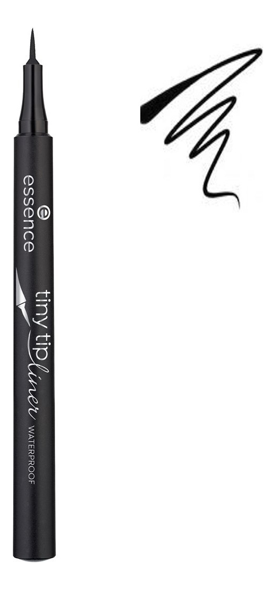 Подводка для глаз Waterproof Eyeliner Tiny Tip Liner 1,1мл: 01 Deep black