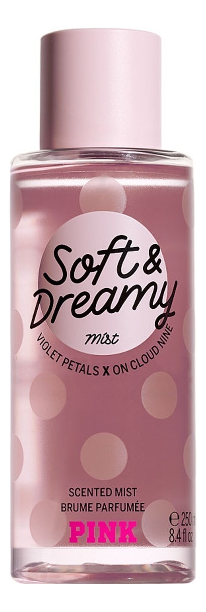 

Парфюмерный спрей для тела Pink Soft & Dreamy Body Mist: Спрей 250мл, Парфюмерный спрей для тела Pink Soft & Dreamy Body Mist