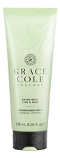 Grace Cole Скраб для тела Грейпфрут, лайм и мята Grapefruit Lime & Mint Radiance Body Scrub 238мл