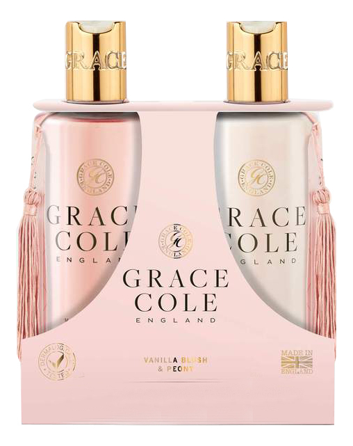 Grace Cole набор ваниль и пион vanilla blush & peony (мыло 300мл + лось...