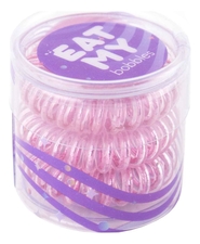 EAT MY brand Резинка для волос Strawberry Pop Mini 3шт (розовая)