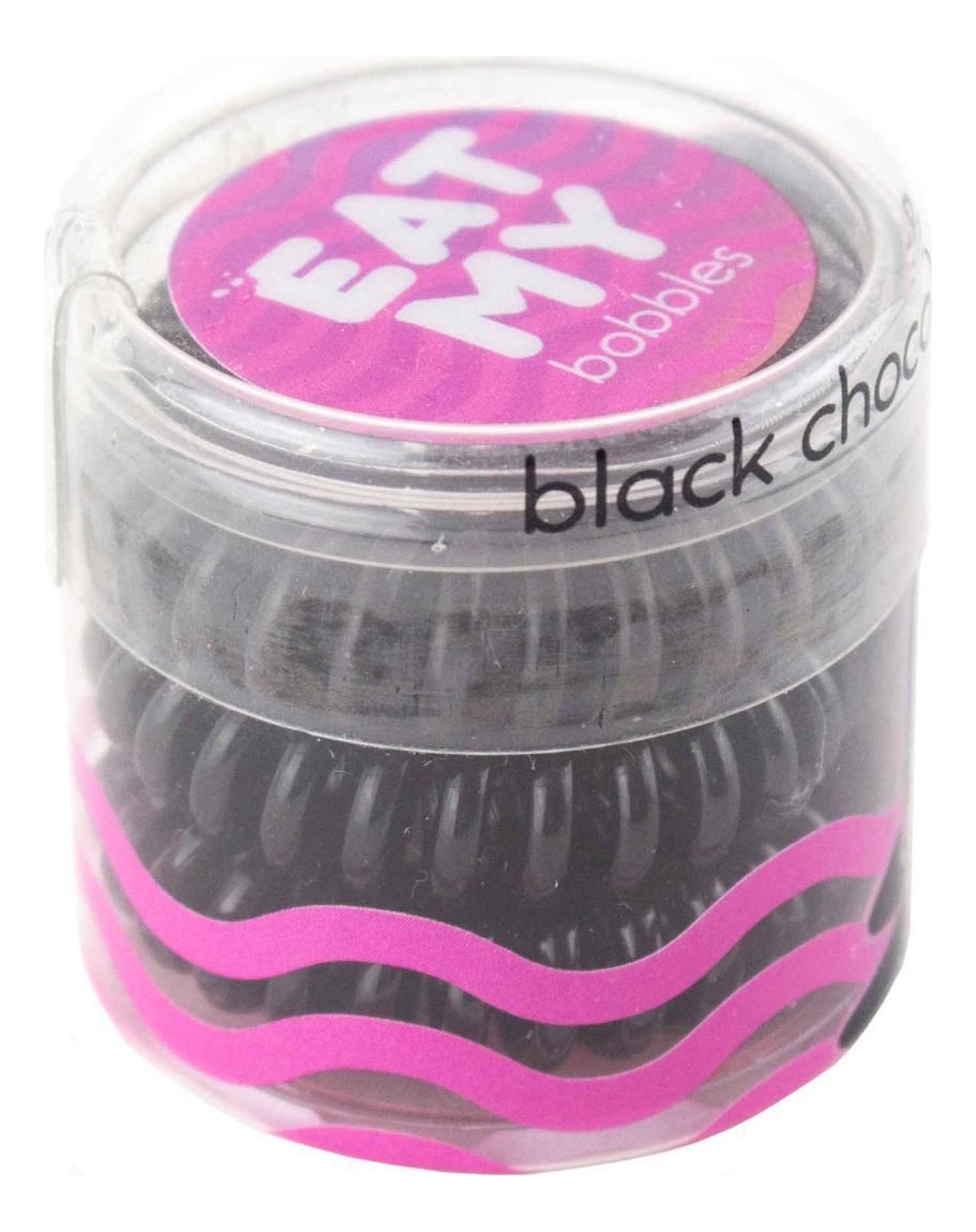 Резинка для волос Black Chocolate Mini 3шт (черная)