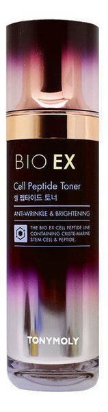 Антивозрастной тонер для лица с пептидами Bio EX Cell Peptide Toner 130мл