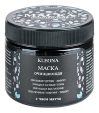 KLEONA Очищающая маска с белой глиной и чаем матча 65г